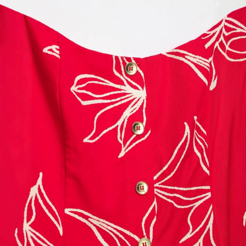ZARA Resort Floral Print Straight Dress